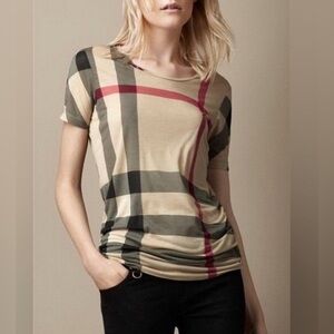 Burberry Classic Check Short Sleeve Tee